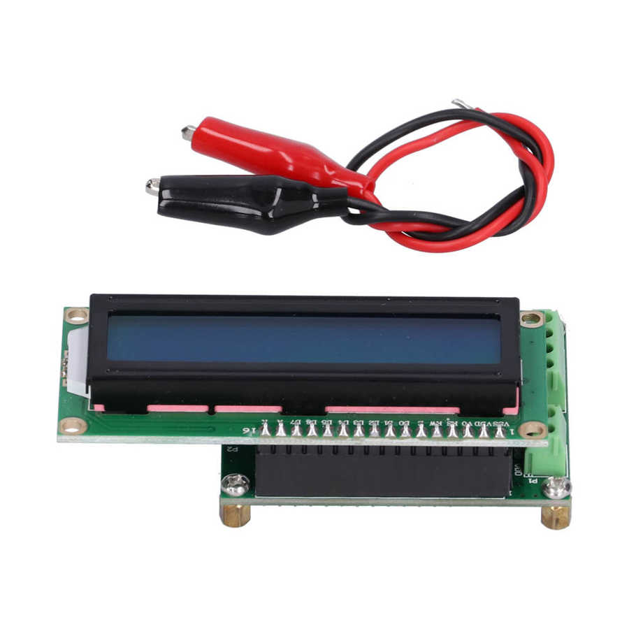 Megohmmeter Low Resistance Ohmmeter Milliohm Meter Accurate Capacitance Tester HR390 with Clip