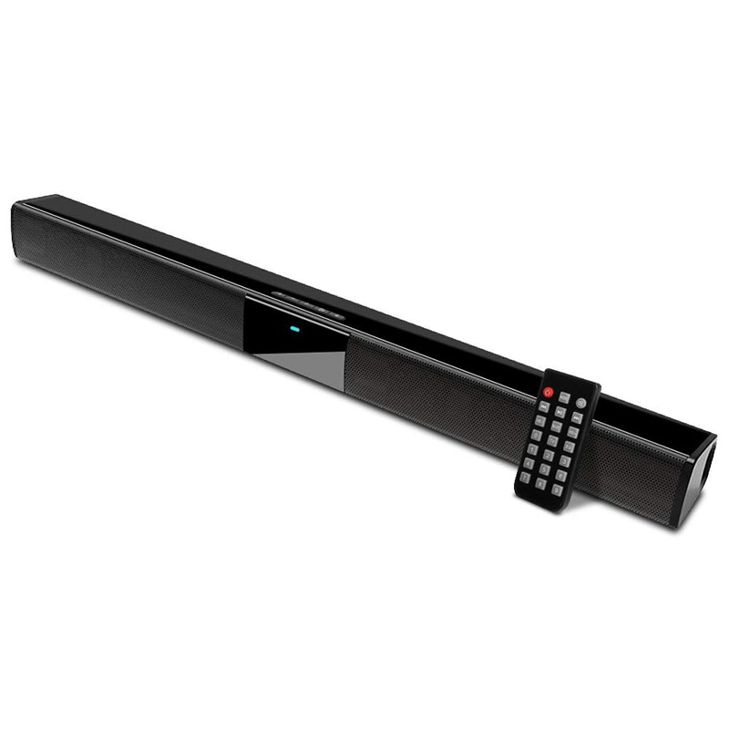 Sound Bar, Bluetooth Soundbar Audio TV Speaker - Wired and Wireless Connection, 22-Inches 2.0 Channel Home Theatre Sound System