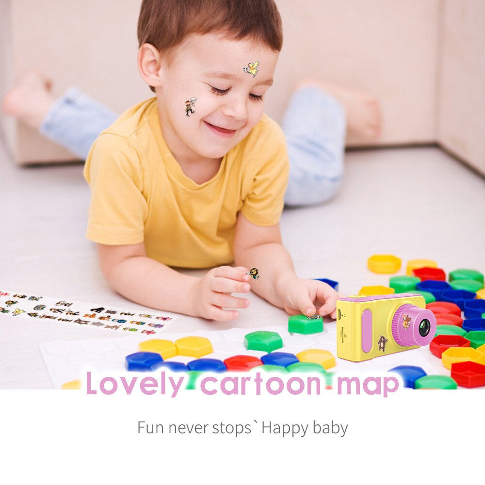 2.0inch Kids Digital Camera Small SLR Sports Camera Toy For Kids High Definition Smart Shooting Video Recording Function Camera