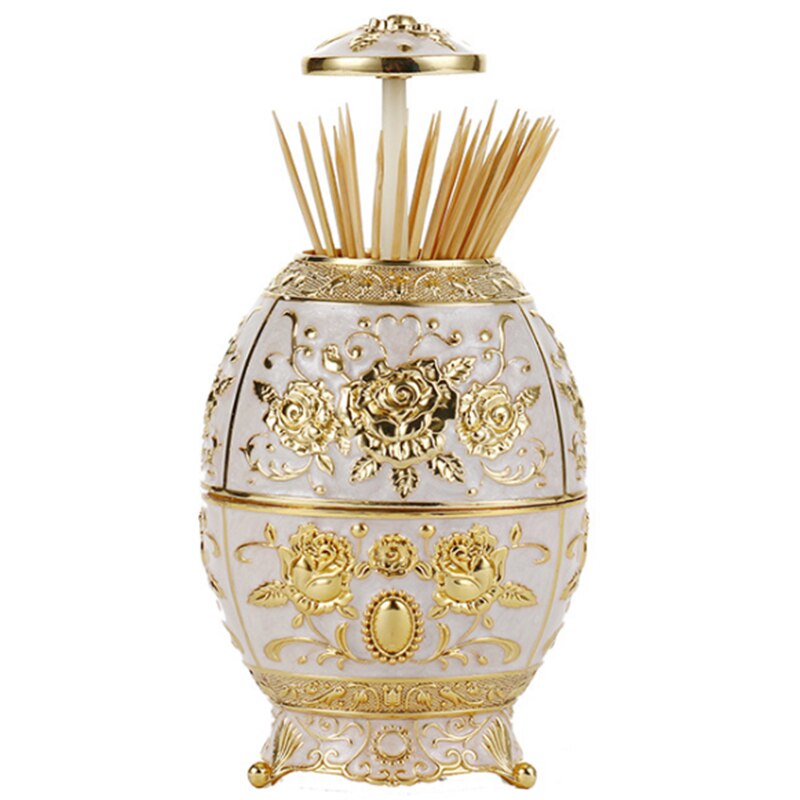 Metal Automatic Toothpick Holder with Bottle Opener Push Style Auto Toothpicks Case Box for Home Hotel Decoration Fancy: Color 2