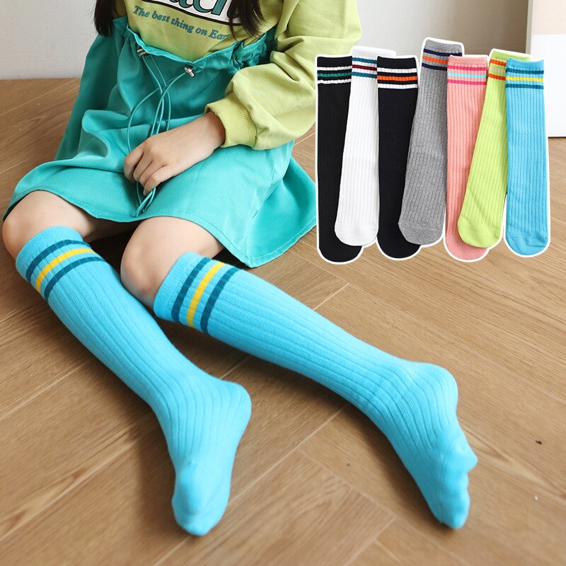 Meisjes Sokken Newstockings Gestreepte Kniekousen College Stijl Kousen Met Schooluniform 3-12 Jaar Oude Kids Kind