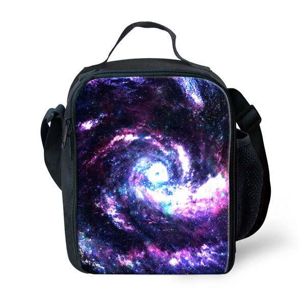 Manter quente galaxy almoço sacos para crianças saco de almoço isolado saco térmico caixa refrigerador crianças escola lancheira termica: D0363G