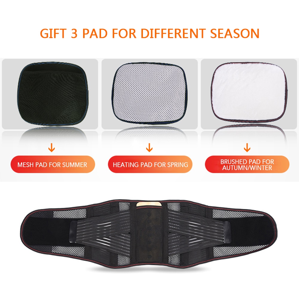 Adjustable Back-Belt Lower Back Brace Pain Lumbar ... – Grandado