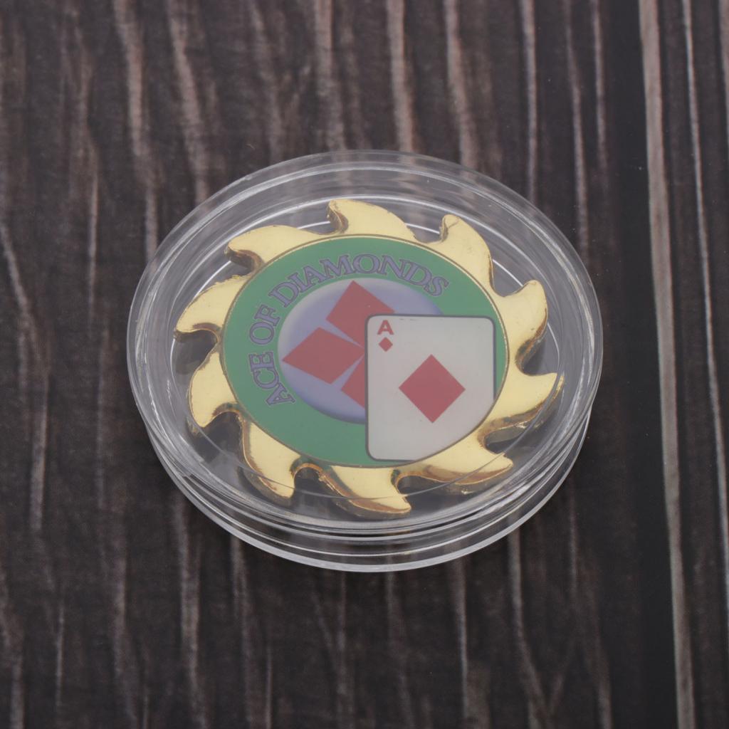 Poker Star Card Metal Craft Poker fichas, juego de póker Hold'em Accesorios