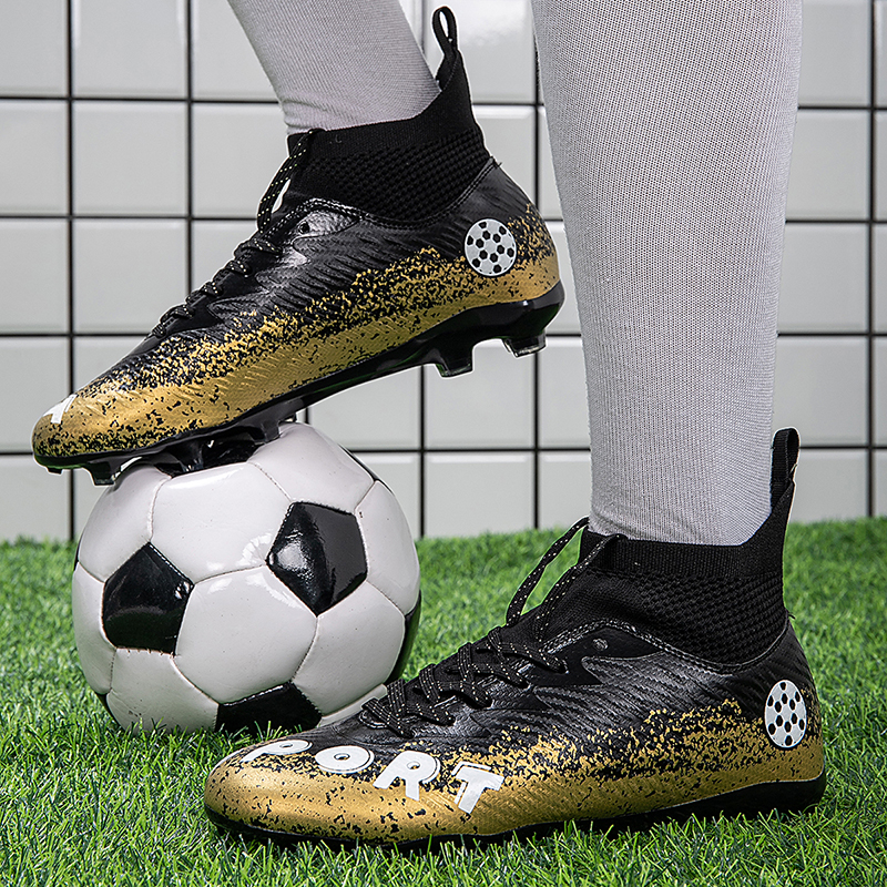 Goldene Fußballschuhe für Herren, große Größe 46, TF/AG, Herren-Fußballschuhe, draussen-Ausbildung, Fußballschuhe, Herren-Futsal-Schuhe, Botas de Futbol