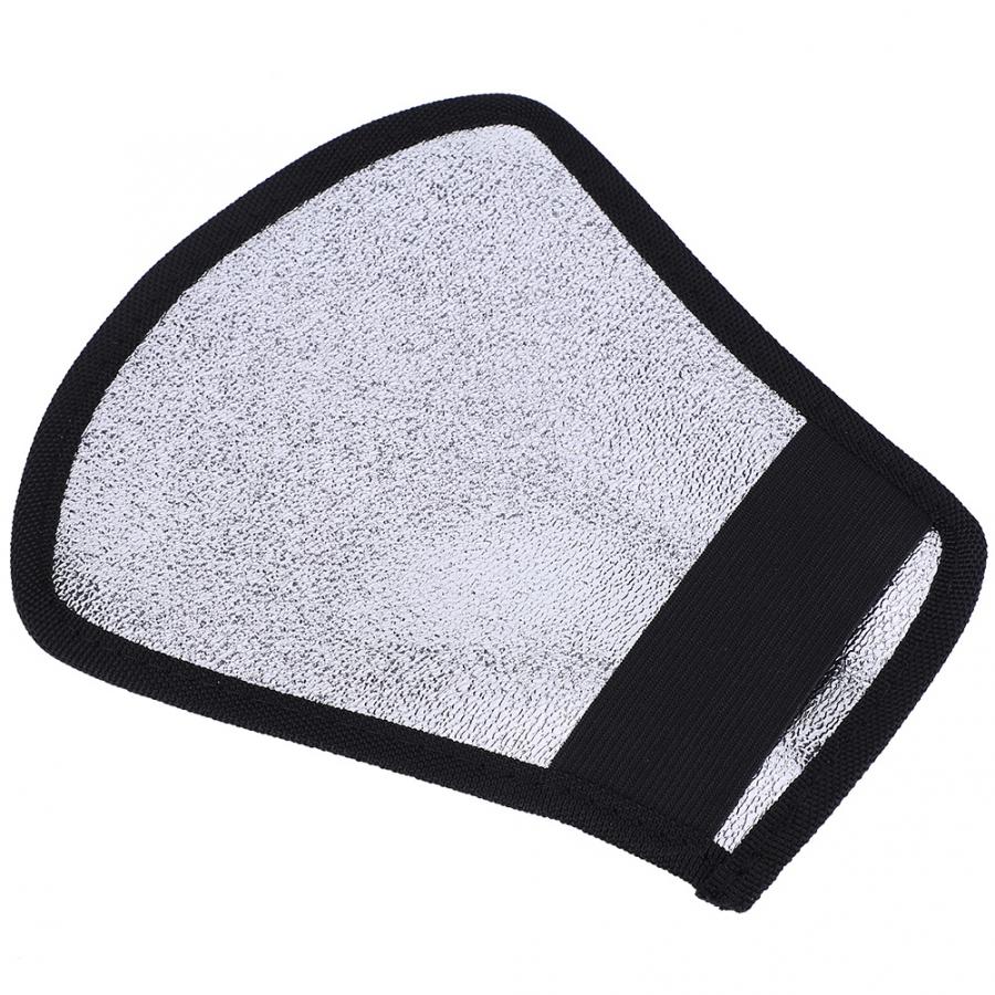 Universal Soft Intense Light Flash Speedlite Silver White Photography Reflector for SLR Camera Plastic