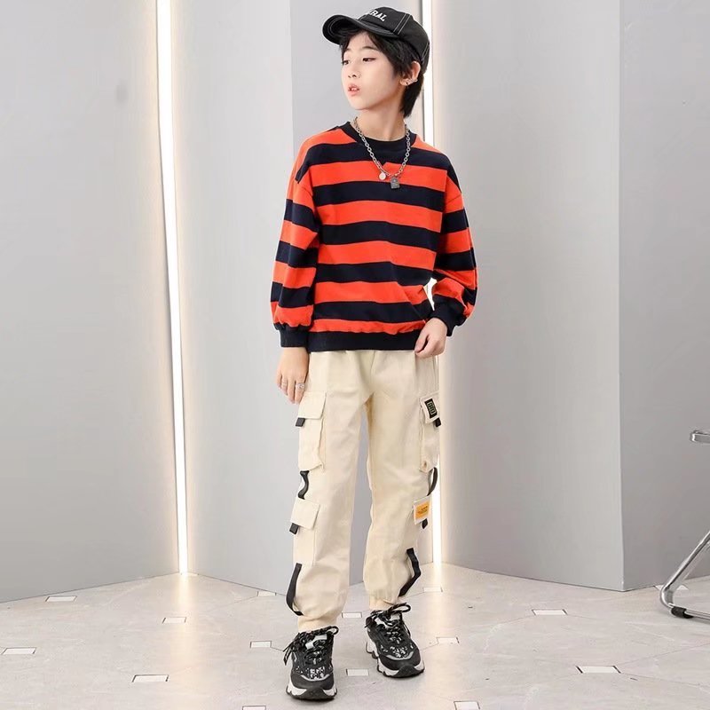 lato kieszeń Sporty Spodnie nastolatek chłopcy dziewczyny biodro-chmiel taniec spodnie ładunek harem Spodnie sport biegaczy dzieci Spodnie dla chłopcy