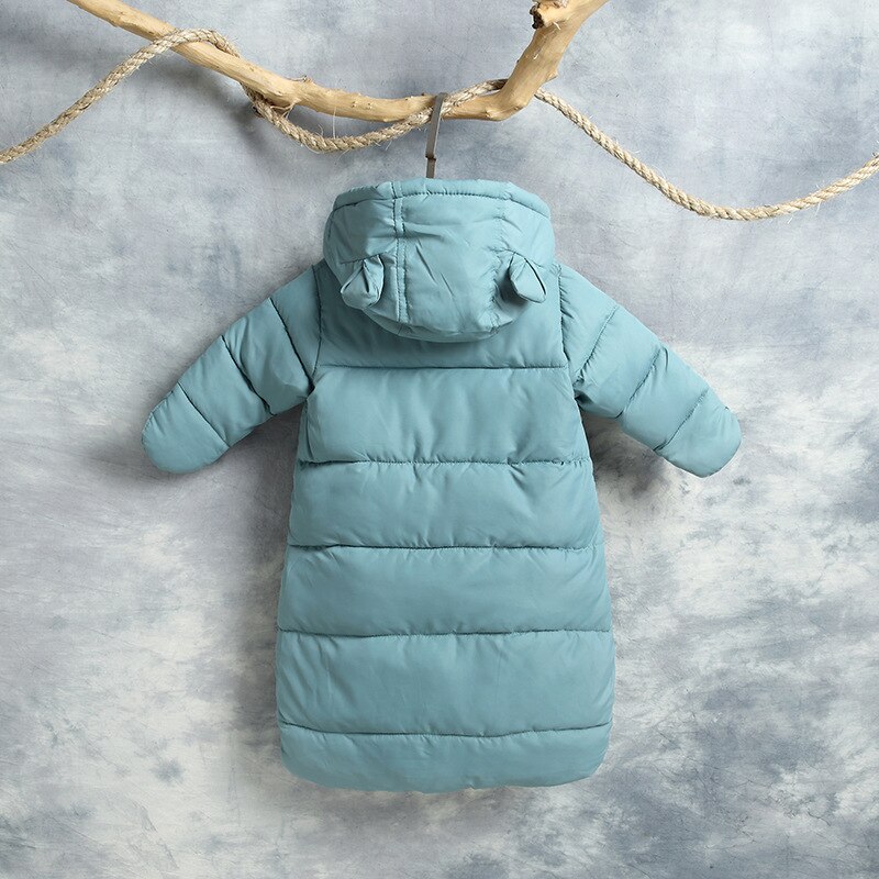 Winter Dikker Baby Rompertjes Overalls Bodysuit Baby Kleding Jumpsuit Pasgeboren Meisje Jongen Down Katoen Snowsuit Baby Sneeuw Wear