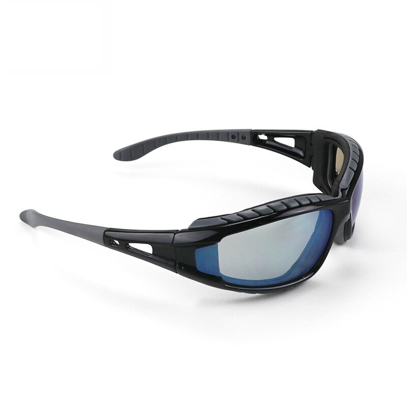 TP421-nuevas gafas protectoras para montar, lentes azules antiniebla, resistentes a los arañazos, con marco de esponja, cómodas gafas de seguridad