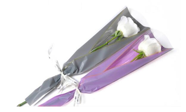 50 stk stor størrelse enkel rose blomsterbukett emballasje papir blomsterhandler forsyninger innpakningspapir håndlaget materiale dekor