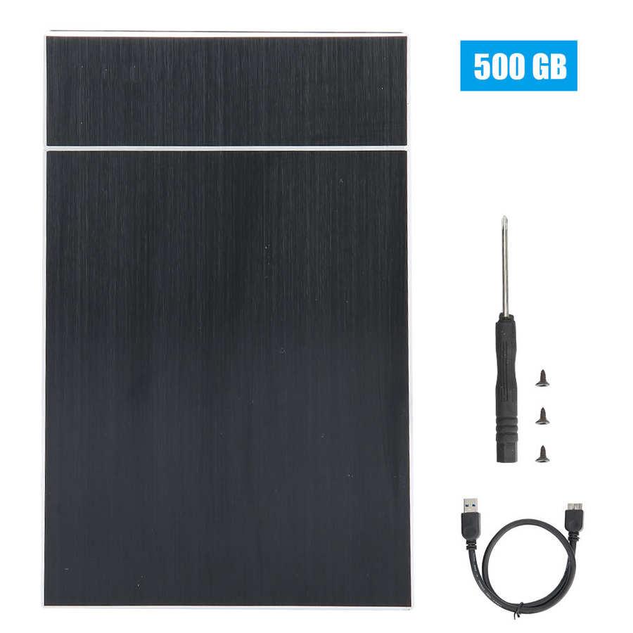 Externe Harde Schijf 2 5 Inch Externe Harde Schijf Mobiele USB3 0 Zwart Hoge Desktop Accessoires: 500GB
