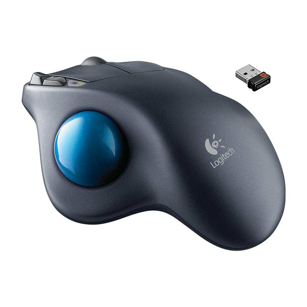 Logitech m570 2.4ghz sem fio trackball mouse 540dpi mouse ergonômico para desktop computador portátil computador de escritório em casa jogos ratos