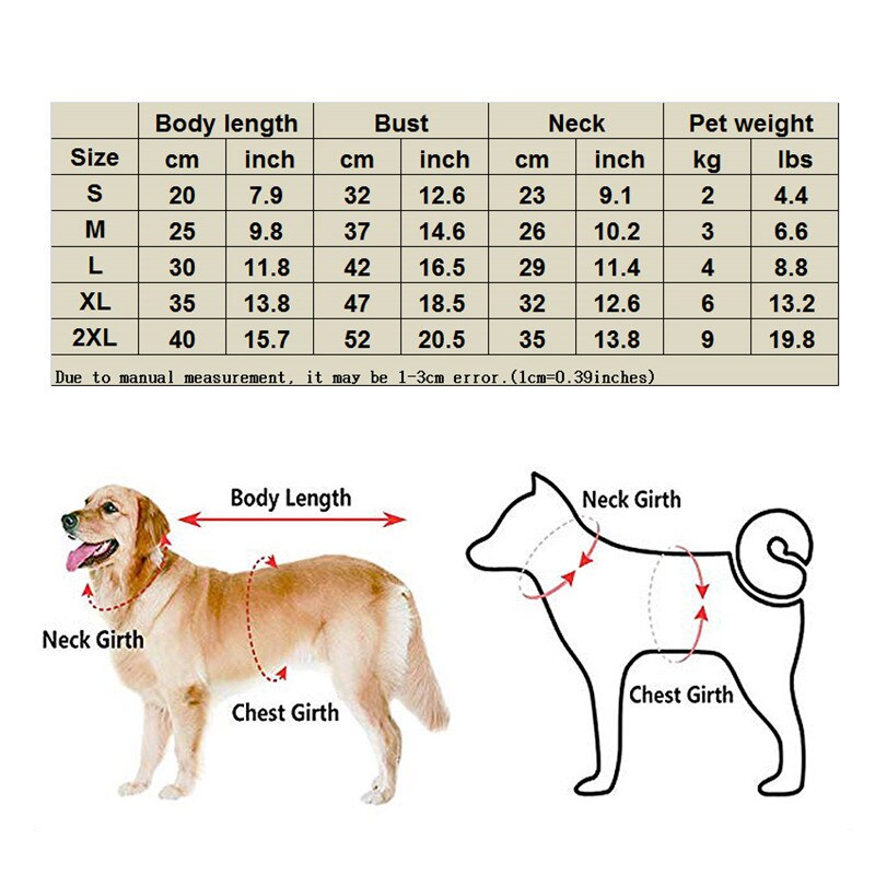 Colete de inverno para cachorro, fantasia para cachorro de estimação, quente e grossa