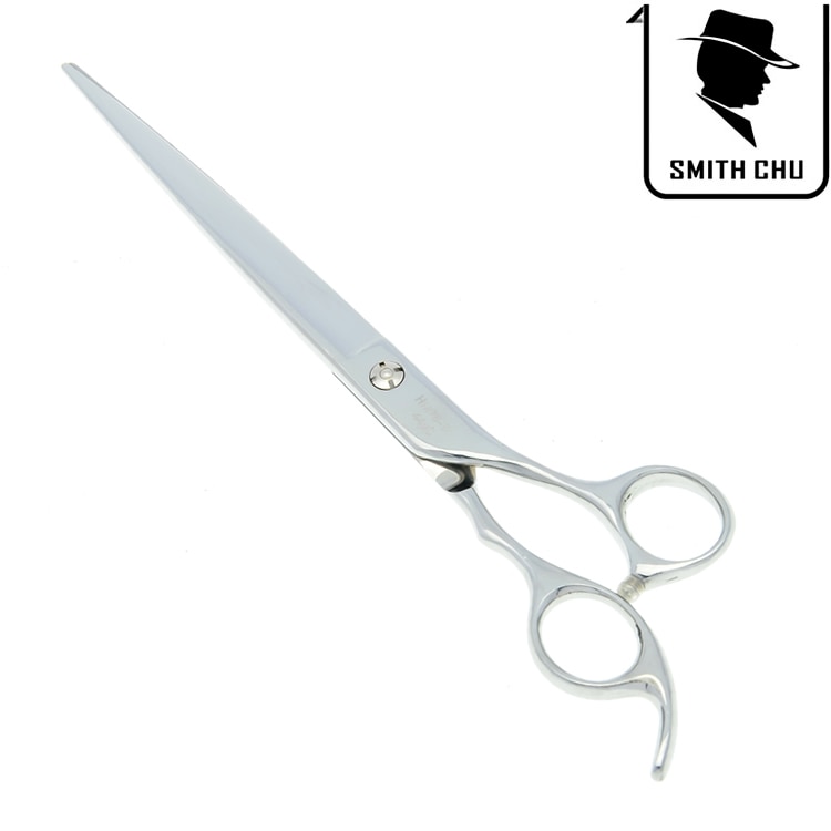 Tijeras de aseo para mascotas Smith Chu, 8 ", Japón 440C, tijeras curvas para cortar el pelo de mascotas, cortadora de pelo B0061C