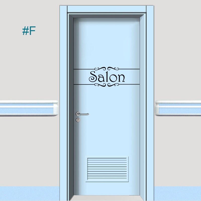 Kililaya Muurstickers Salle De Bain Muur Decor Sticker Salon Keuken Vinyl Muurschildering Buanderie Bureau Deur Teken Stickers: F / 39CM Wide