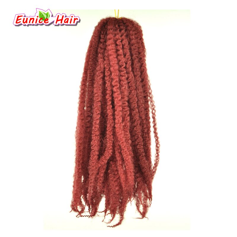 #613 blond 18 Zoll afro Marley flechten pervers Twist Haar Häkeln Zöpfe Marley Haar Synthetische Flechten Haarverlängerung 100 gr/paket