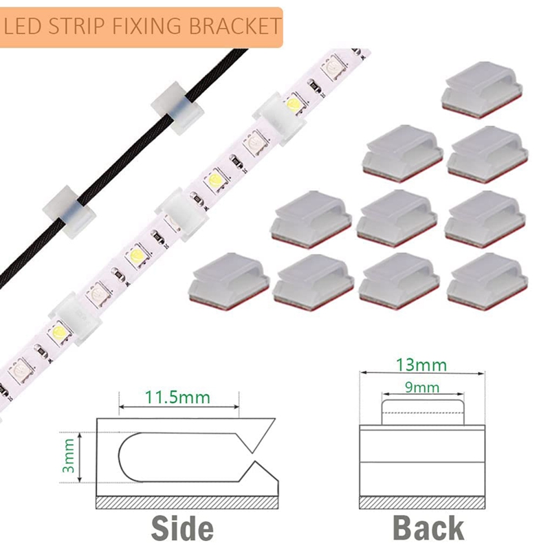 Led Strip Connector Kit 4-Pin Connector 10 Mm Solderless Connector Compleet Kit Geschikt Voor Led Strip Quick Connection