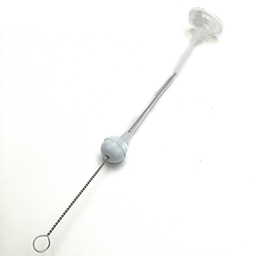 Cepillo de limpieza de biberones de acero inoxidable, tubo para beber, Pajita, limpiador de biberones, 5 unids/lote