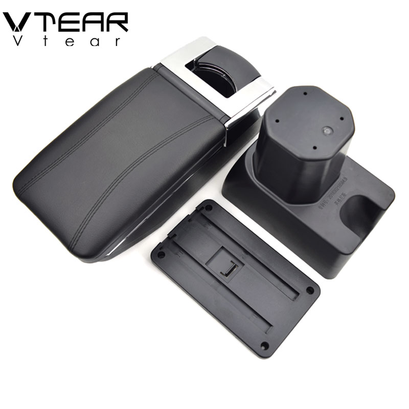 Vtear Voor Suzuki Ignis Armsteun Auto Arm Rest Accessoires Lederen Opbergdoos Center Console Decoratie Interieur Onderdelen Auto