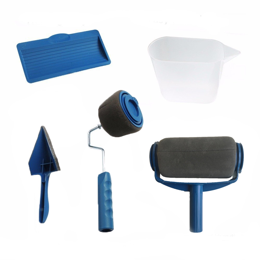 5Pcs Paint Roller Multifunctional Paint Runner Pro DIY Household Use Wall Decorative Painting Brush with Seam: 5 PCS