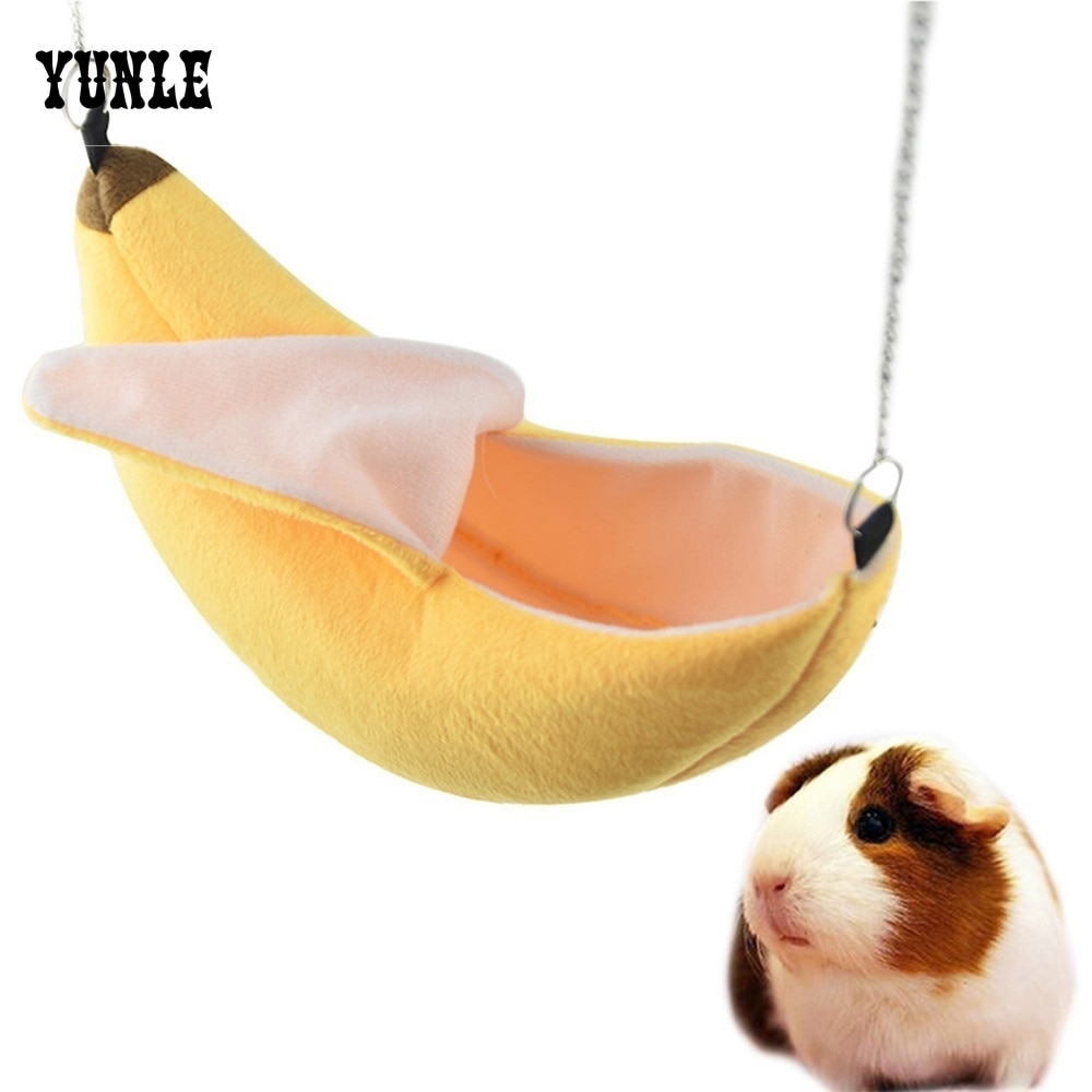Dieren Pet Banaan Hamster Rat Hangmat Kooi Huis Nest Hamster Warm Huis Klein Dier Hangmat