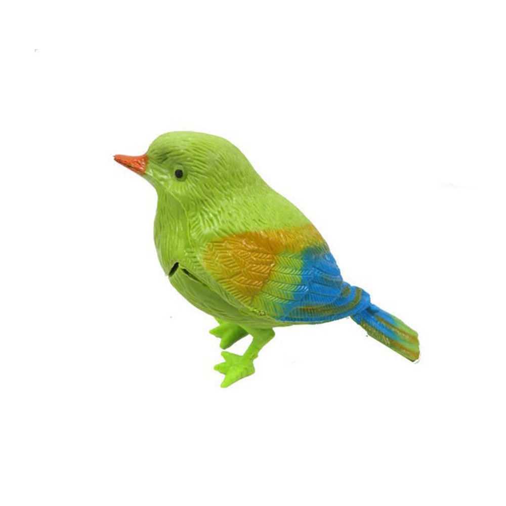 Popular Pretty Cute Funny Sound Voice Control Activate Toy Chirping Interactive Electronic Singing Bird: Default Title