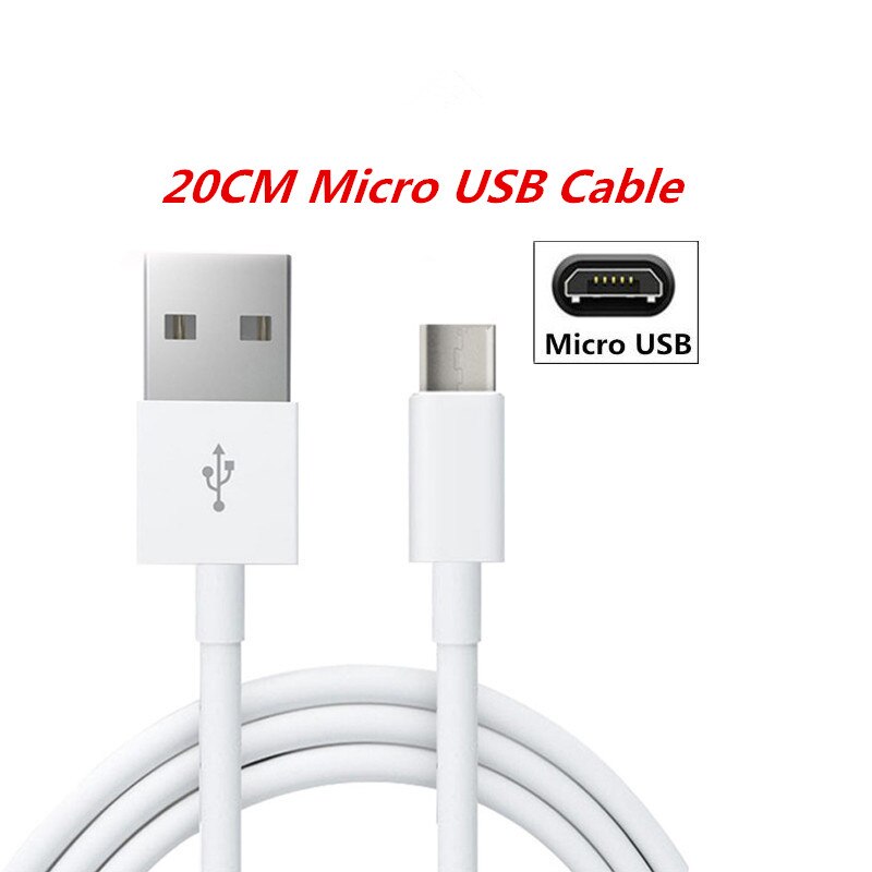 adapter ładowarki mikro USB robić Xiaomi Redmi Uwaga 6 5 7 zawodowiec Redmi 7 6 zawodowiec 6A 5 plus kabel typu C Mi 9 SE Mi 8 Lite Mi A2 A1 ładowanie: 0.2M Micro kabel