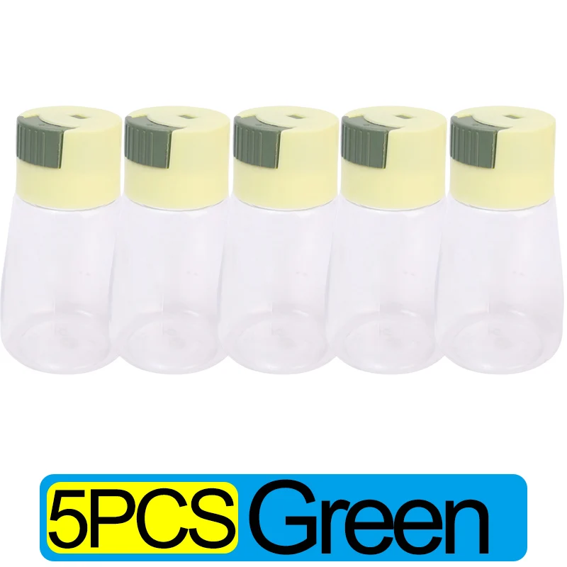 Kvantitativ push-type krydderiraker pressetype saltdispenser krydderidispenser forseglet køkkenkrydderiboks krydderiflaske: Violet/紫罗兰