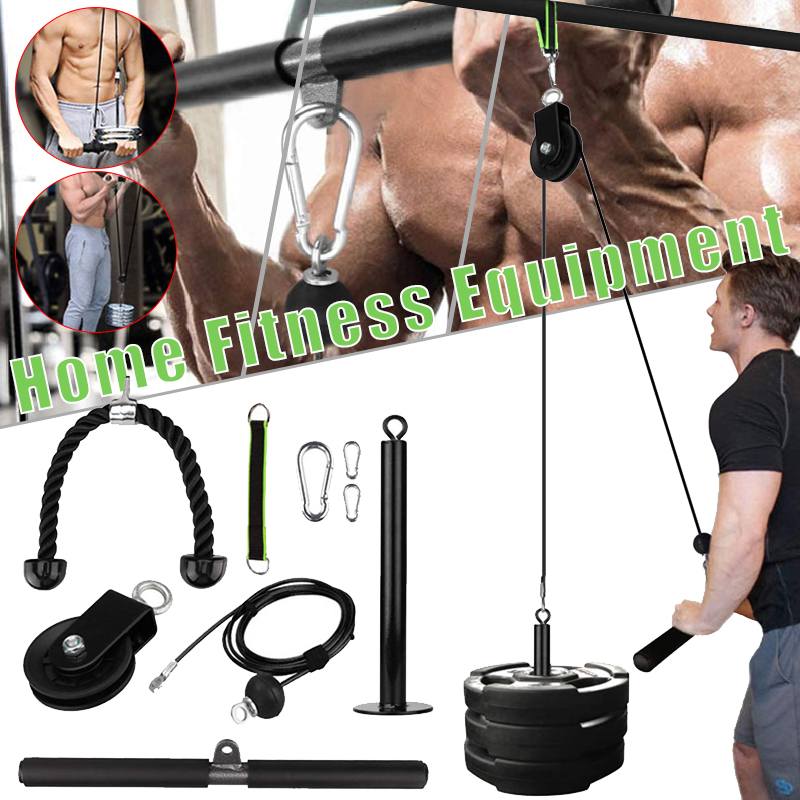 Fitness Arm Spier Trainer Biceps Triceps Trainer Workout Gewichtheffen Home Gym Pols Roller Sterkte Training Pull Rope