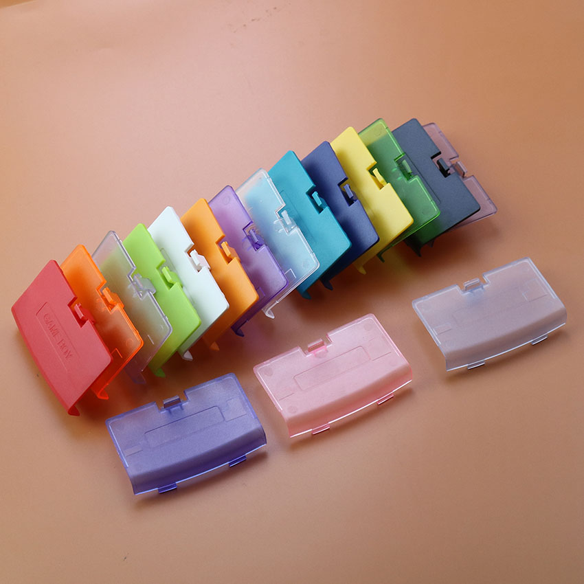 JCD Tapa de batería de plástico de repuesto de 17 colores para Gameboy Advance GBA