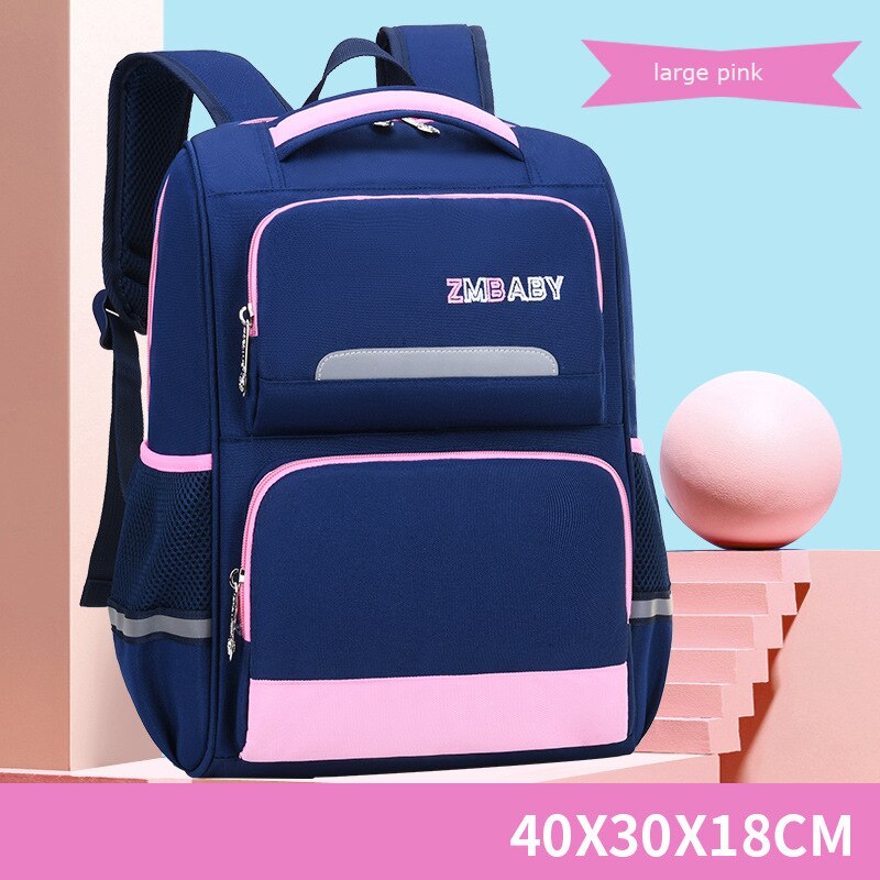 Kids School Rugzak Kinderen Schooltassen Voor Satchel School Rugzakken Jongens Meisjes Orthopedische Schooltas Mochila Infantil: large pink