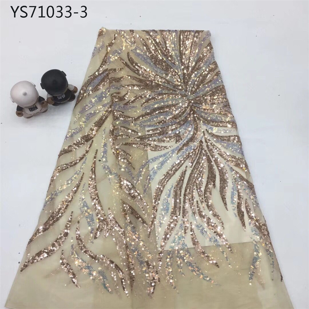 Africa's newest pink very shiny piece embroidery transparent mesh fabric cover mail skirt fabric bride wedding