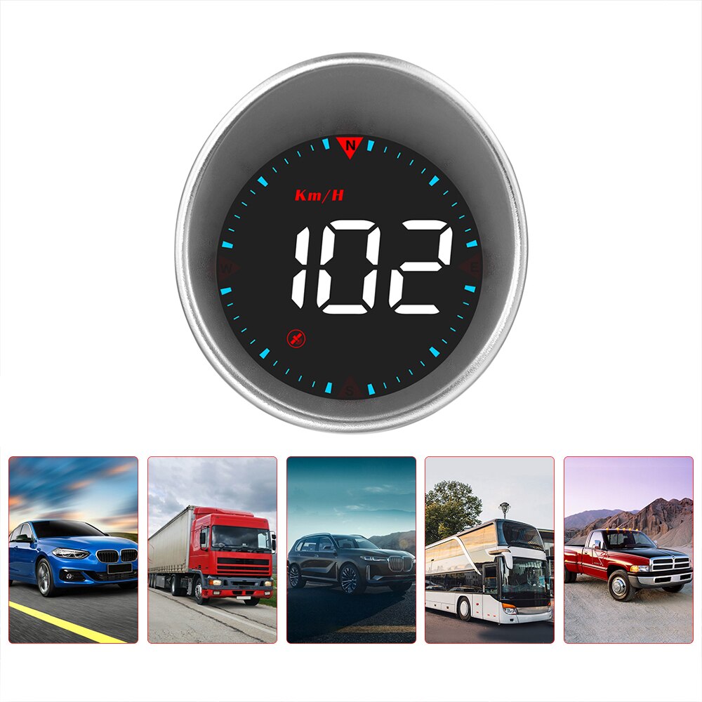 Car GPS HUD Driven Distance Speedometer Speeding Alarm Head Up Display Smart Gadgets Inteligentes Auto Electronics Accessories