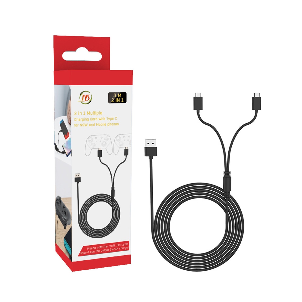 PS5 handle two-in-one charging cable XboxSeriesX handle charging cable SwitchPro handle charging cable