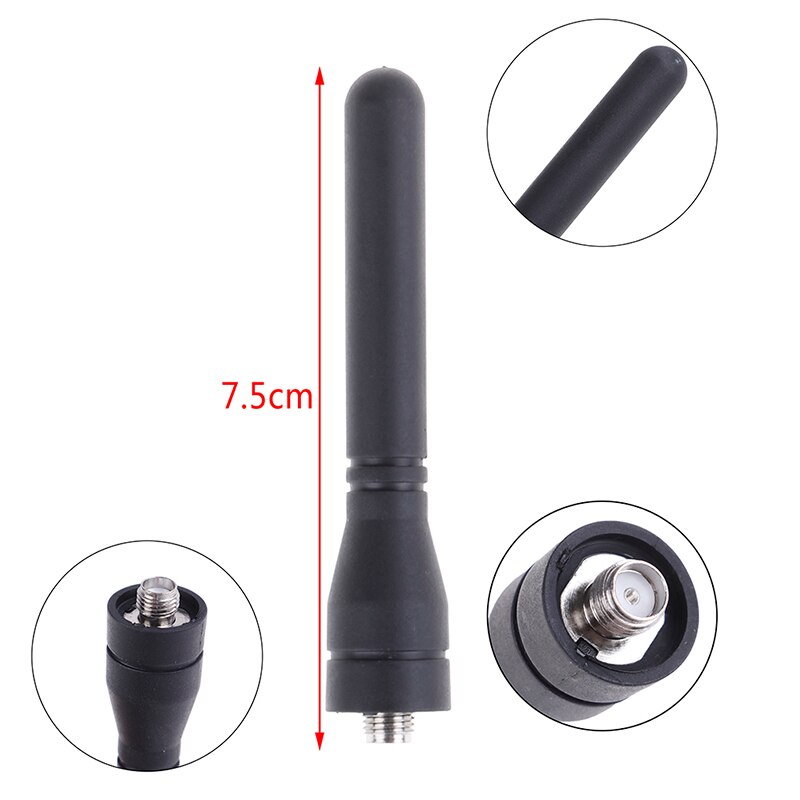 1pc 7.5CM Single Band Walkie Talkie Gain Antenna Signal Extend Universal Portable Radio For Baofeng BF-888S