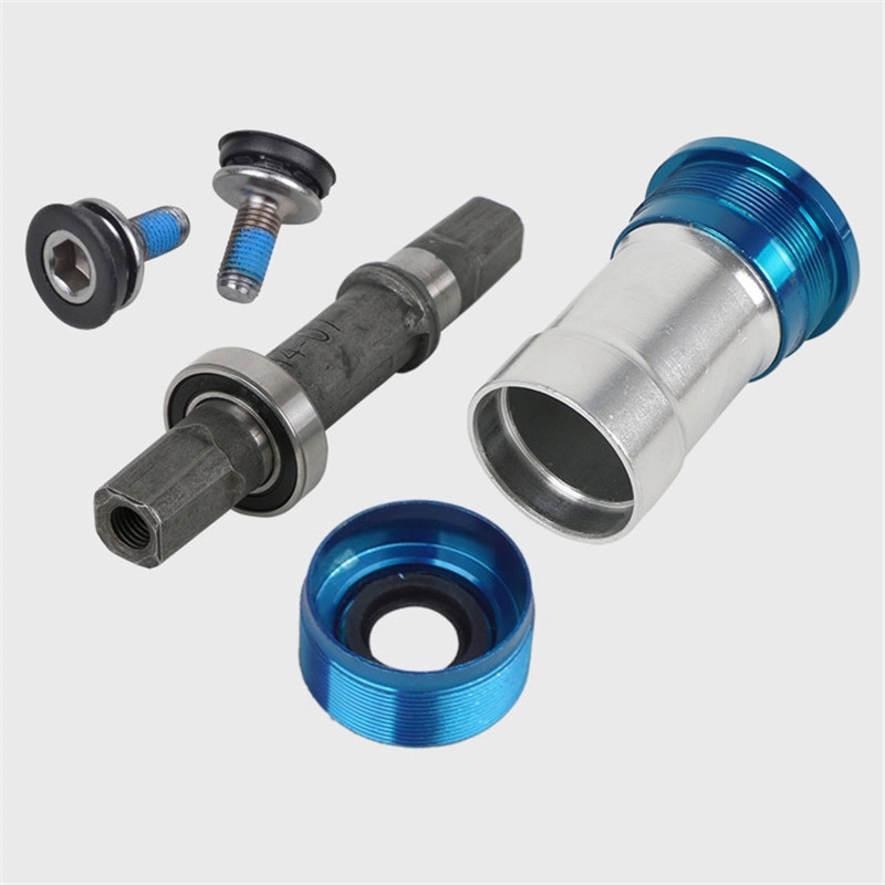 Fiets Trapas Fietsen Draad Mtb Fixed Gear Mountainbike Onderdelen Centrale Lager Duurzaam Fiets Accessoires Met Schroeven