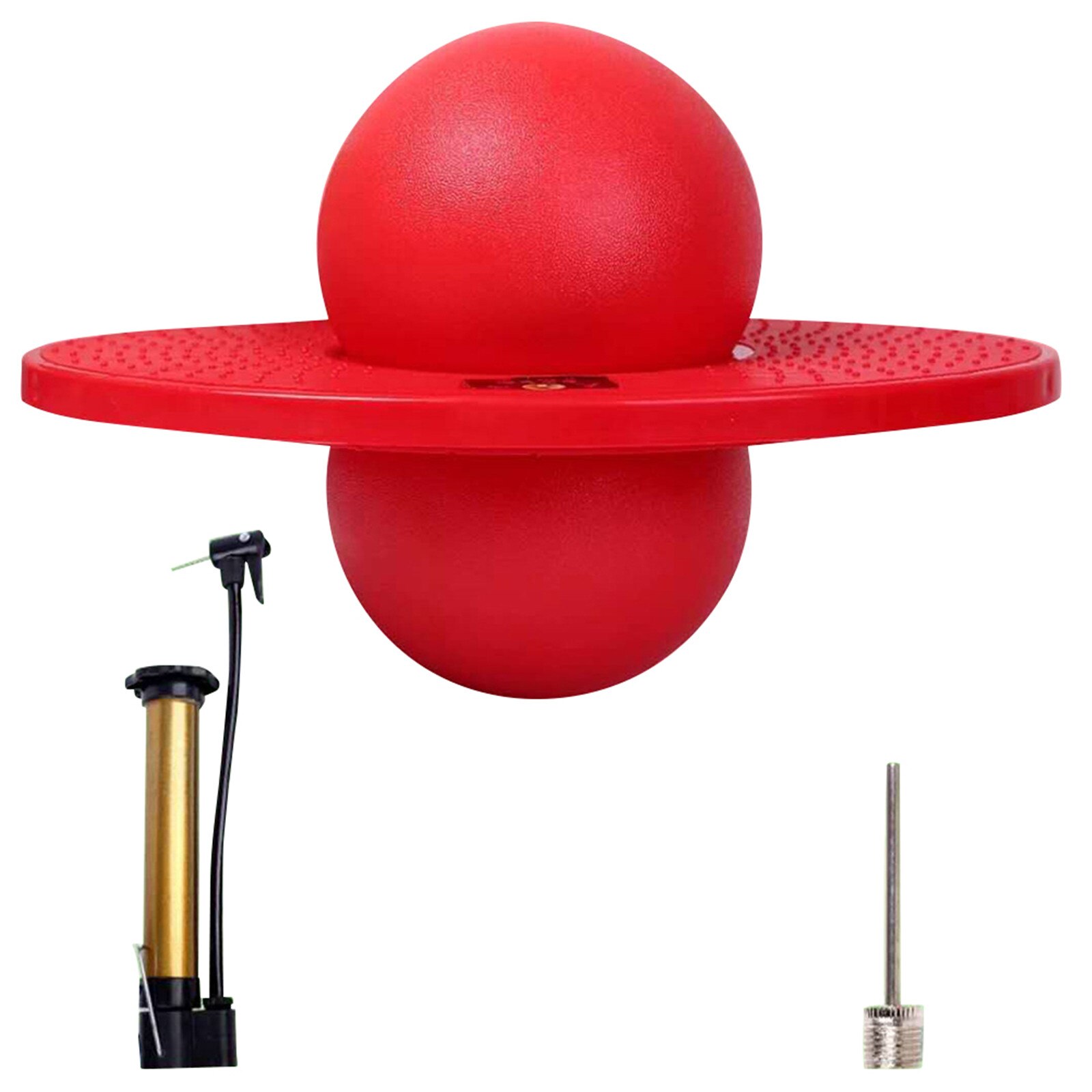 Pogo – balle rebondissante avec poignée et pompes, jouet de saut, capacité de charge maximale de 220lb, adapté aux enfants et aux adultes, offre spéciale