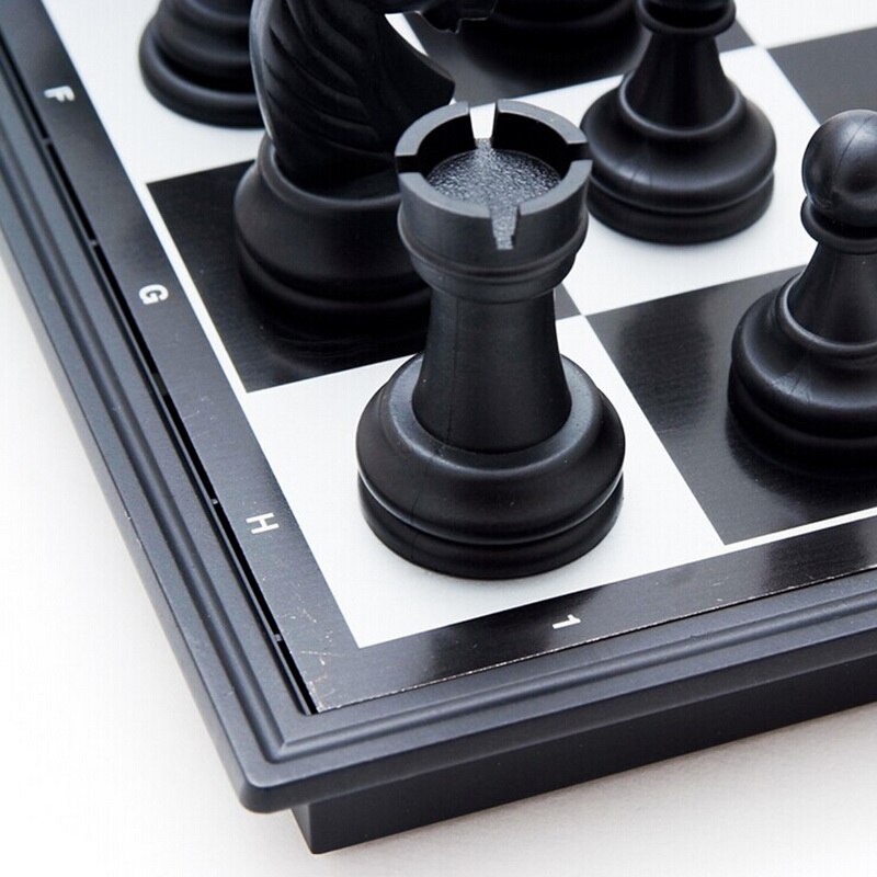 Chess Set For Chess Game Pieces Chess Magnetic Board Folding Plate Large Gold Silver Magnetic Reinforcement