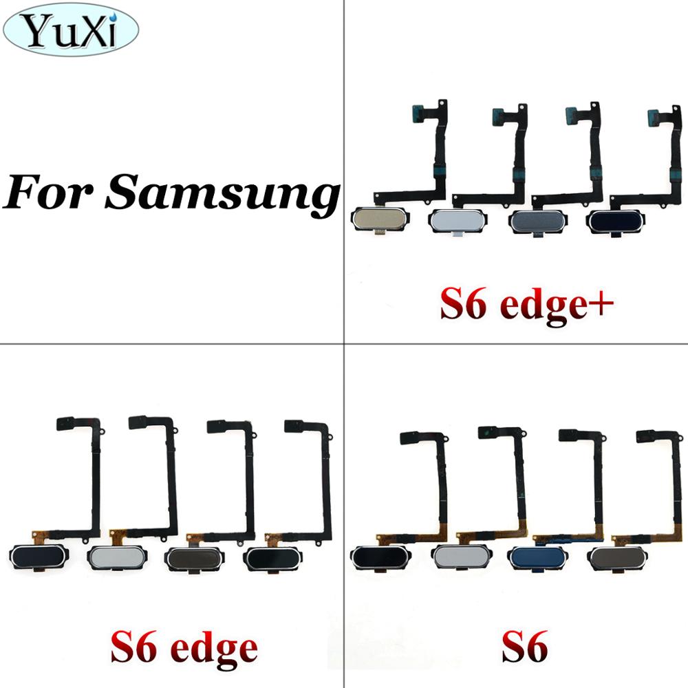 YuXi Voor Samsung S6 S6edge Plus Thuis Return Key Menu Knop Vingerafdruk Sensor Flex Kabel voor Galaxy S6edge +