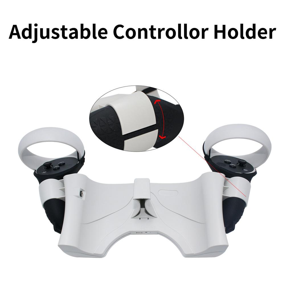 Oplader Voor Oculus Quest 2 Opladen Base Vr Headset Laadstation Stand Handvat Opbergrek Voor Quest 2 Vr Accessoires