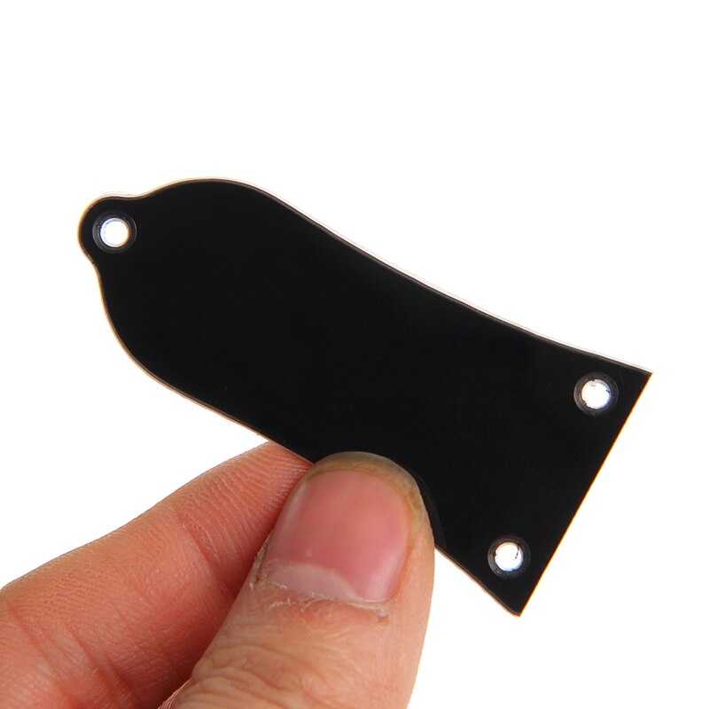 3 Holes Bell Shape Plastic Bell Style Electric Guitar Truss Rod Cover