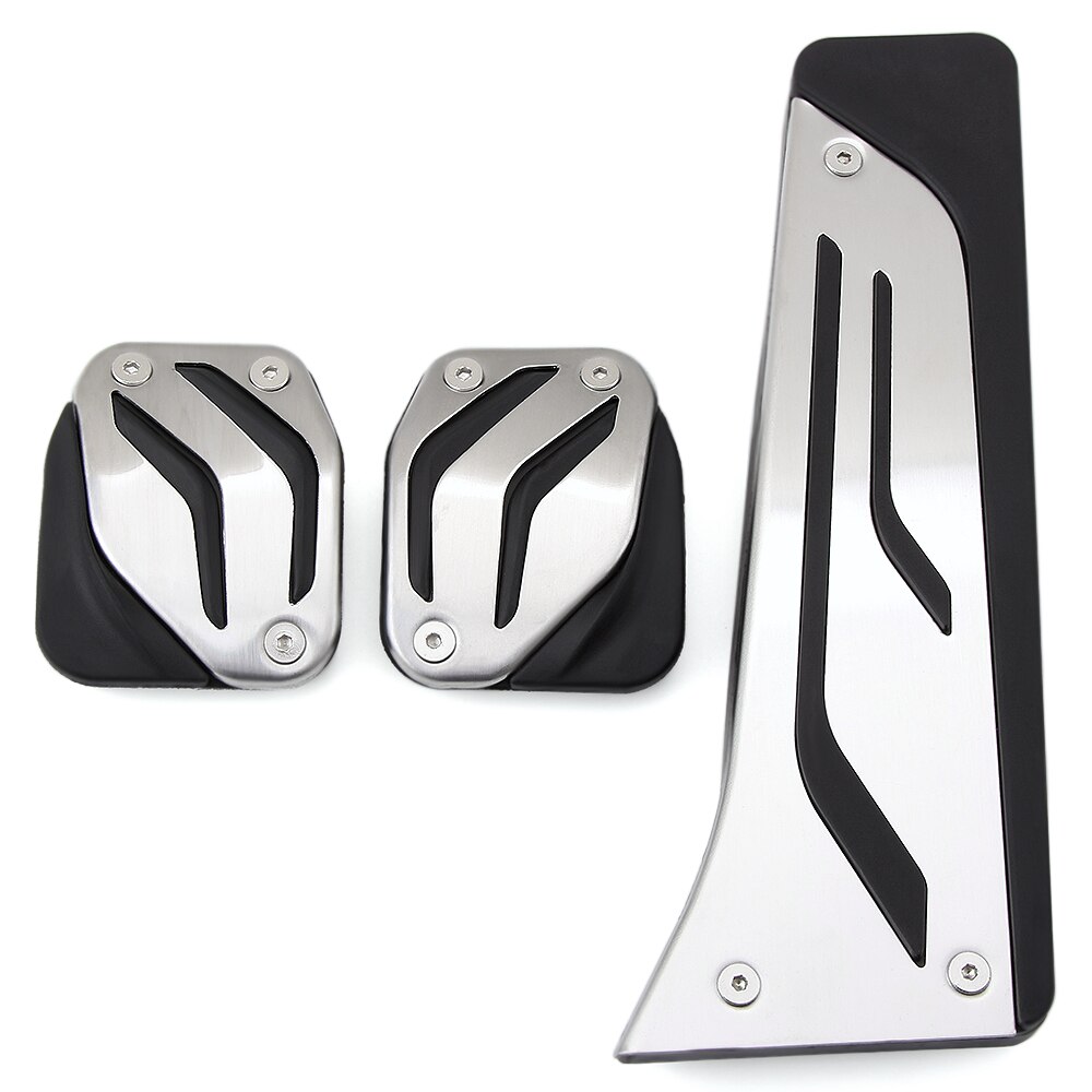 Pedal For BMW 1 2 3 4 Series F20 F21 F22 F30 F31 F32 F36 Fuel Gas Brake Clutch Foot Rest Pedal Pad Cover Replace: 3PCS  MT