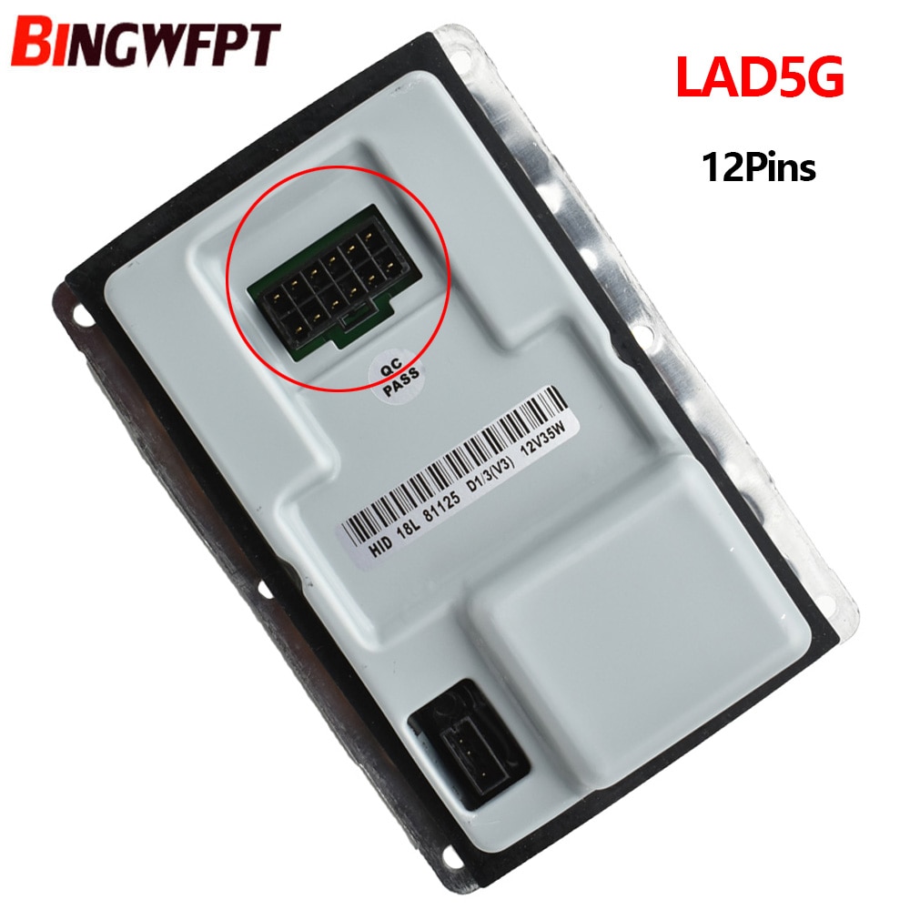 Pièce de rechange pour Ballast de voiture au xénon cs LAD5G, 12 broches D1S D2S D2R HID 3D0909150, commande de phare au xénon 89030461 pour Laguna II 8E C5 5408497