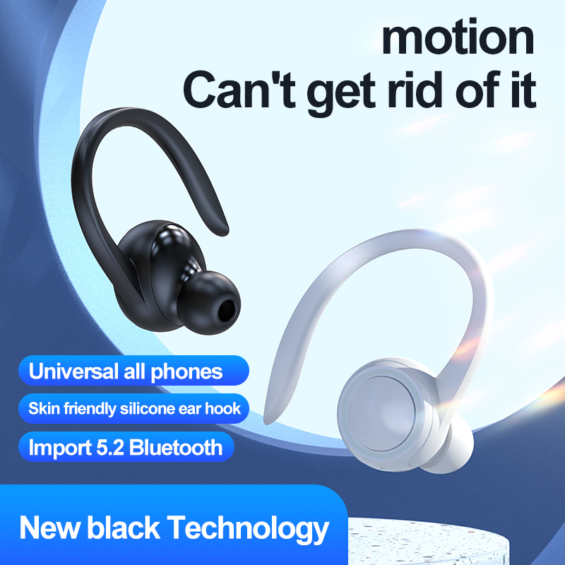 T10 Bezprzewodowe wiszące słuchawki douszne Wysokiej jakości słuchawki Bluetooth Sportowy zestaw słuchawkowy douszny Słuchawki z redukcją szumów