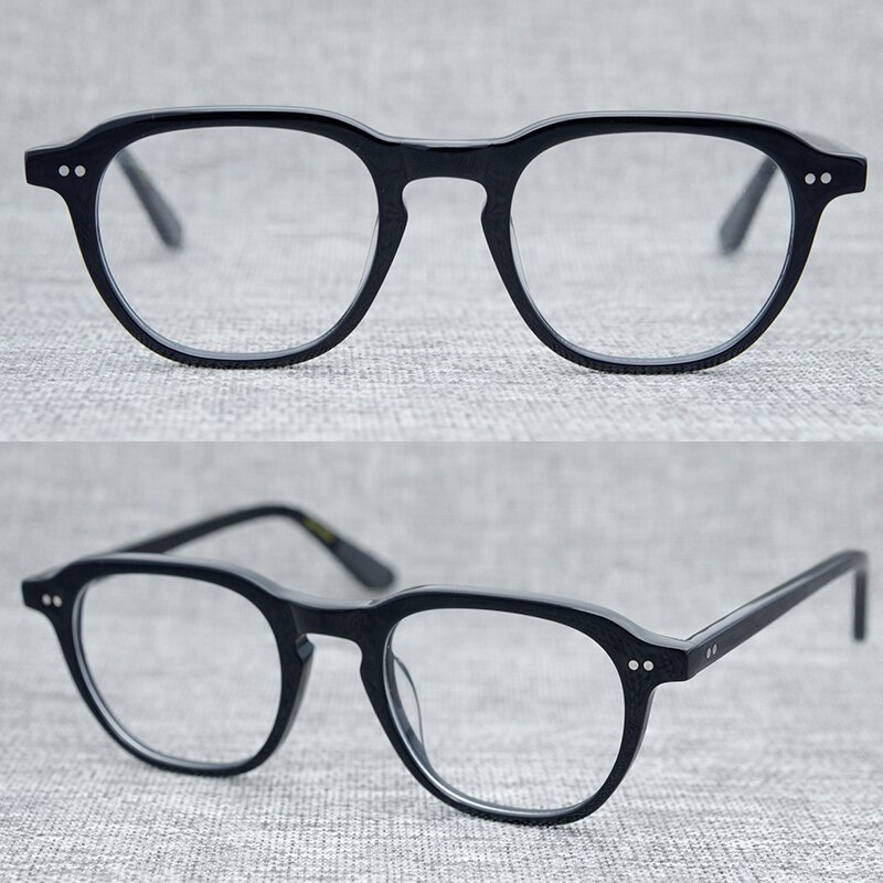 Acetaat Brillen Originele Japan Handgemaakte Hele Jelly Kleur Frame Hand Klinknagel Billik Eyewear