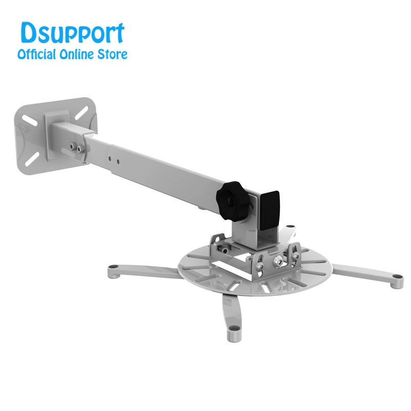 Wall ceiling dual use Mount Full Motion Retractable Universal Projector Hanger Bracket Loading 15 kgs