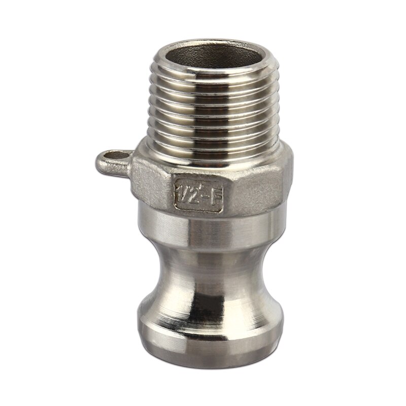 316 Stainless Steel 1/2" Camlock Quick Disconnect Cam & Groove Fitting Homebrew Beer Pump Pipe Fitting: Type F