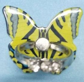 360 Gradi Farfalla in Metallo Anello di supporto Del Telefono Del Supporto dell'automobile Del Basamento di Barretta Anello di Supporto Smartphone Supporto Del Telefono per Tutto Il Telefono mobile: F