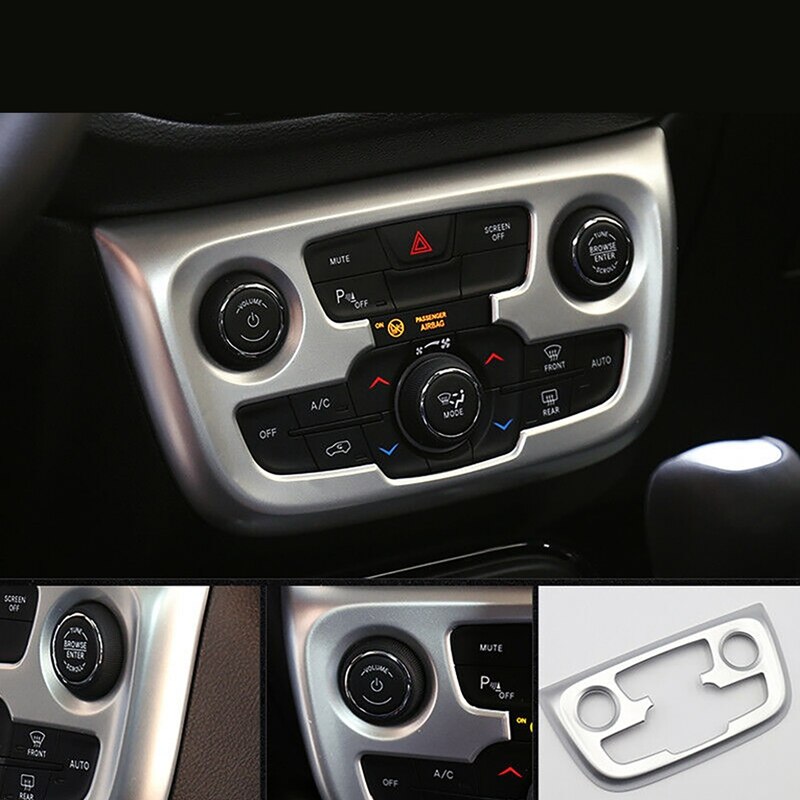 Car Air Conditioning Control Panel Decoration Car Modification Accessories for Jeep Compass