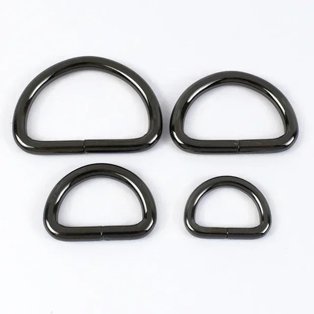 30 Stuks Meetee 12-50 Mm Metalen O D Ring Gesp Tas Riem Passen Sluiting Voor Kledingstuk handtas Gespen Diy Craft Hardware Accessoire